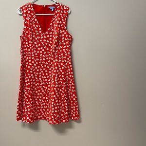 DRAPER JAMES FLORAL CIRCLE DRESS